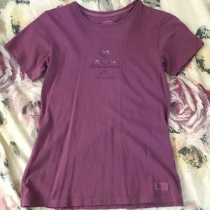 Life is good purple T-shirt